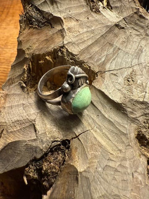 Persian Green Turquoise Ring