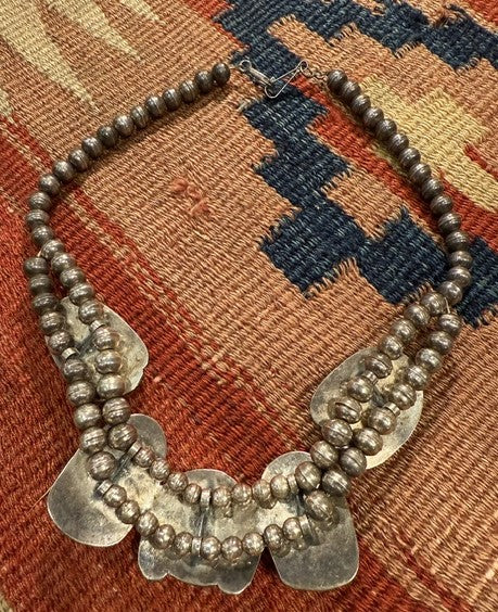 Persian Turquoise and Silver Chocker Necklace