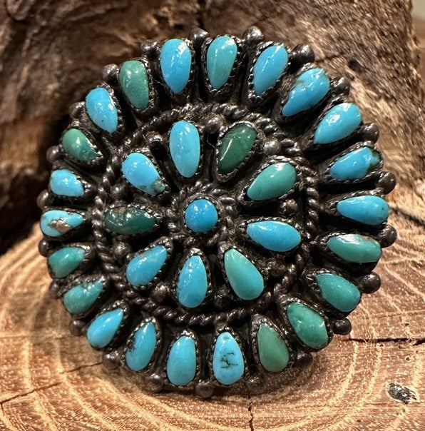 Petit Point Turquoise Ring