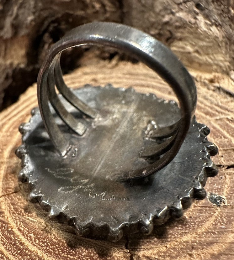 Petit Point Turquoise Ring