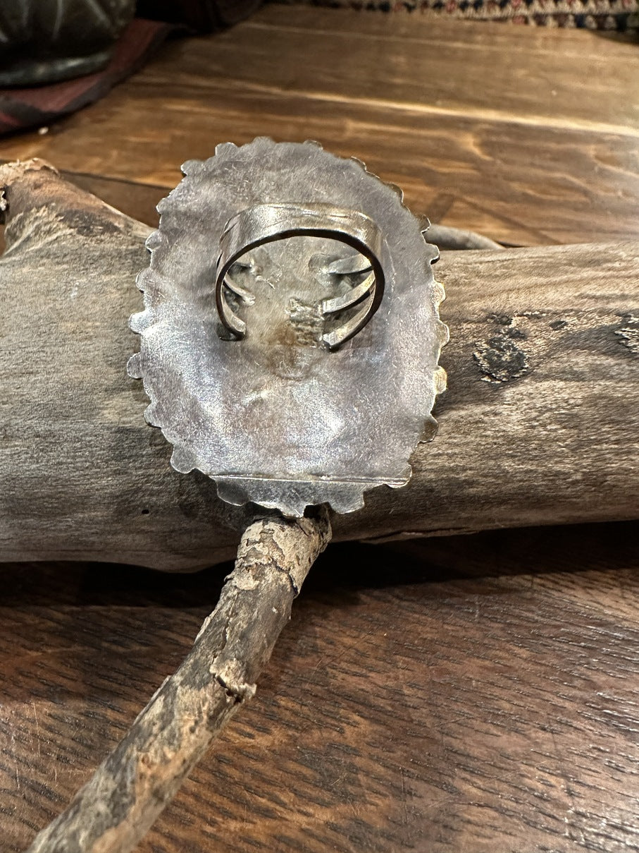 Petit Point Turquoise Ring