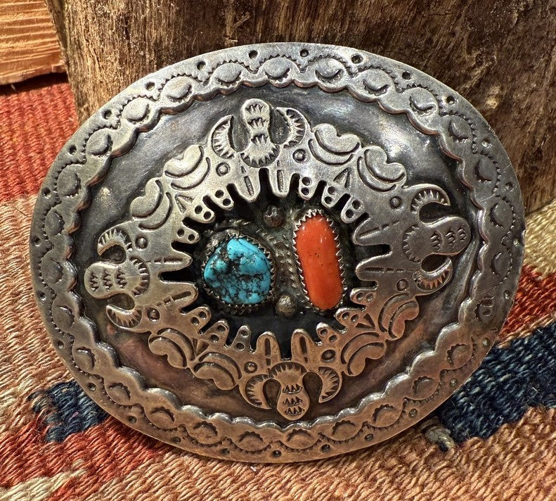 Repousse Belt Buckle
