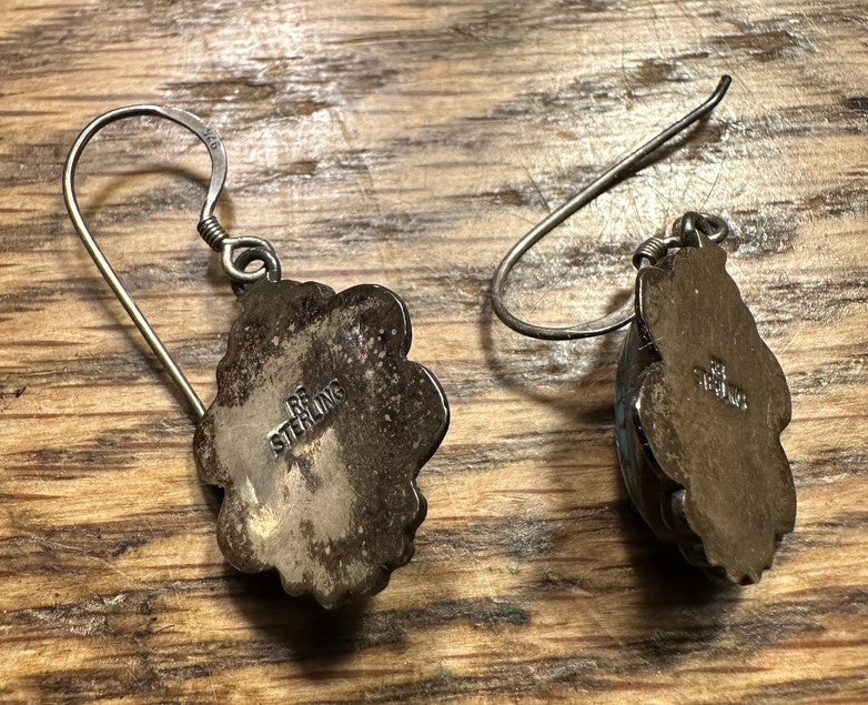 Richard Begay Turquoise Earrings