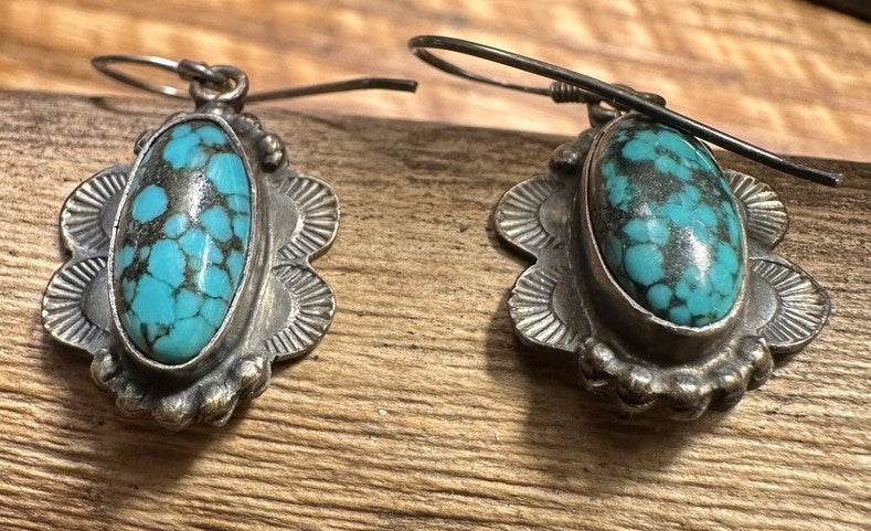 Richard Begay Turquoise Earrings