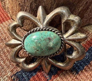 Sand Cast Silver Belt Buckle
