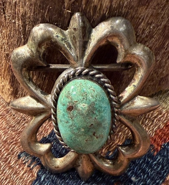 Sand Cast Silver Belt Buckle