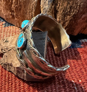 Serpent Turquoise Cuff