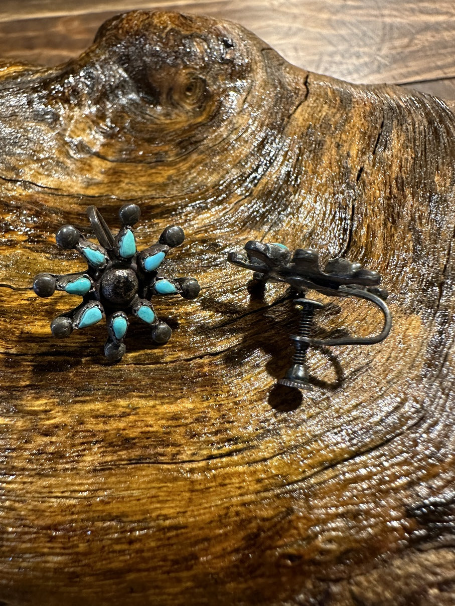 セブンプチポイントターコイズピアス [SG-040]