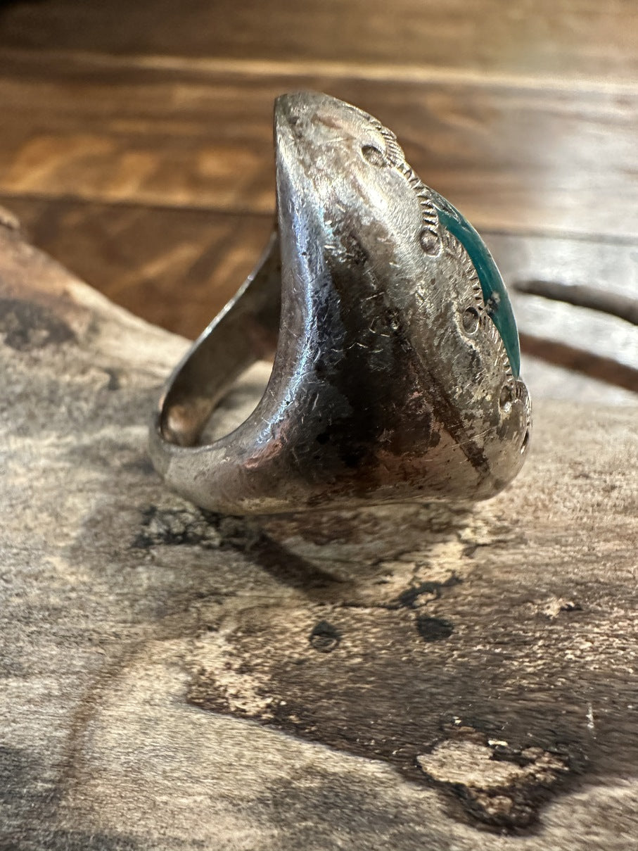 Shadow Box Turquoise Ring