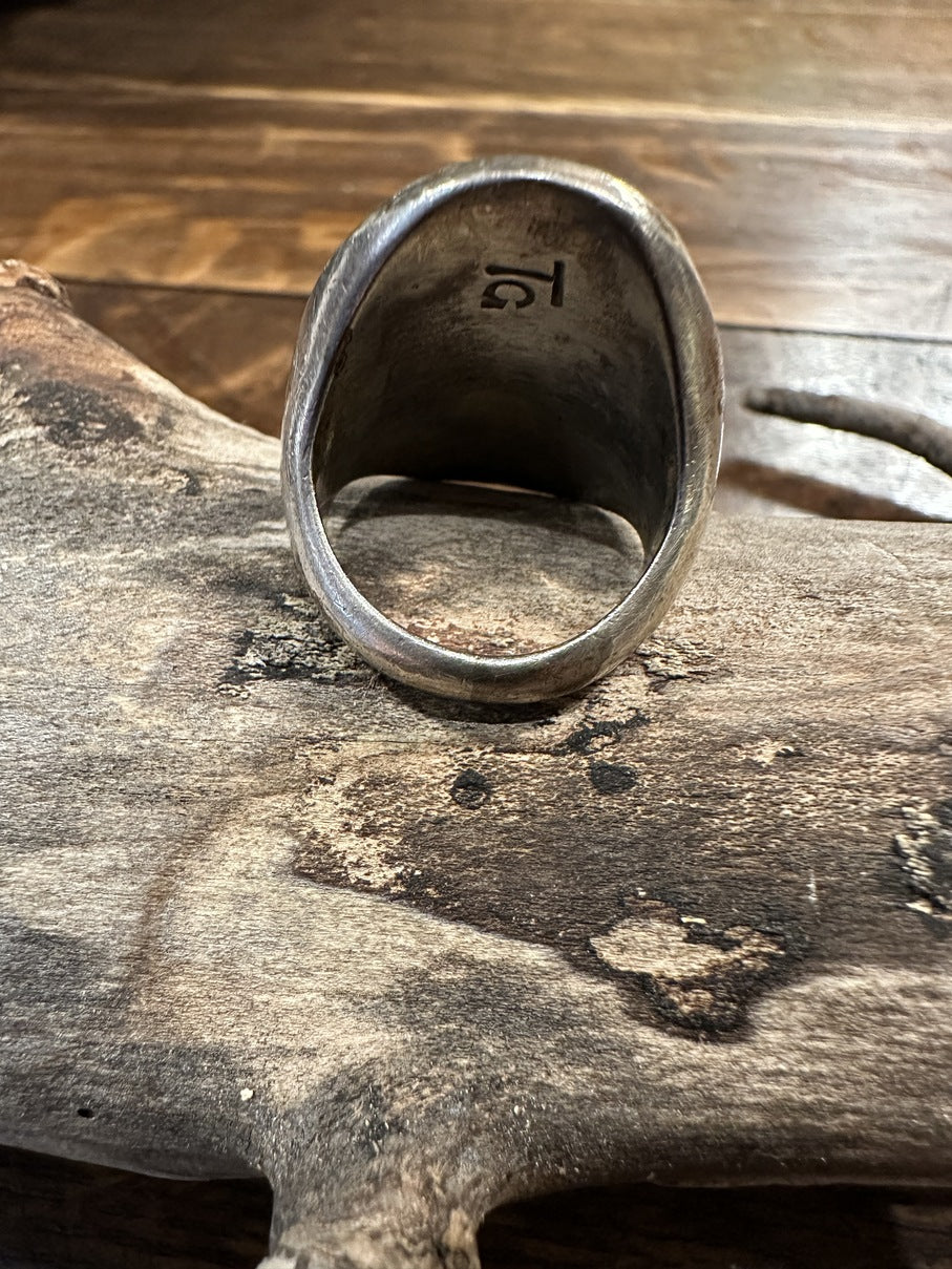 Shadow Box Turquoise Ring