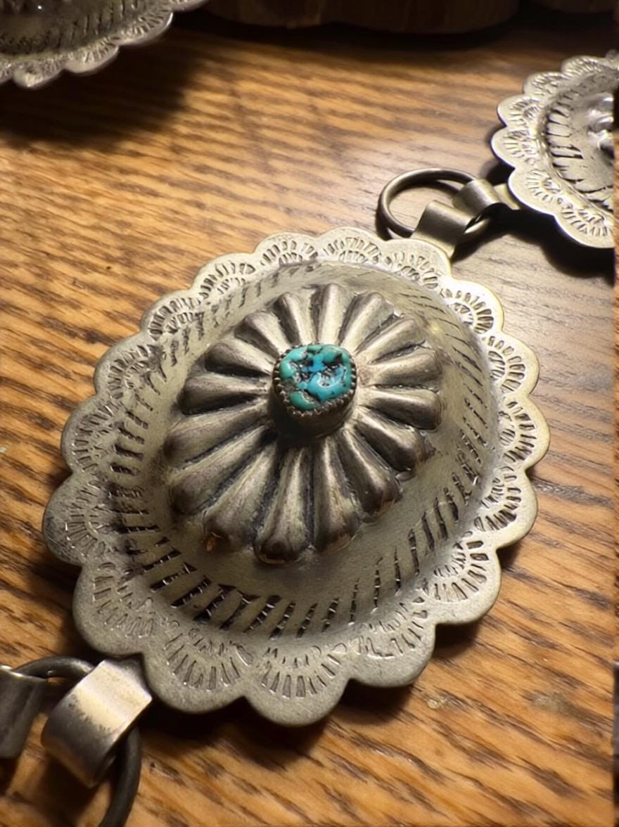 Silver Link Concha Belt