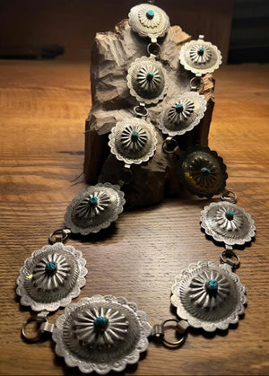 Silver Link Concha Belt