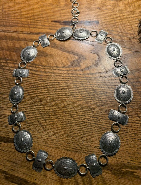 Silver Link Concha Belt Petit