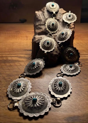 Silver Link Concha Belt