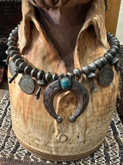 Silver Mercury Squash Blossom