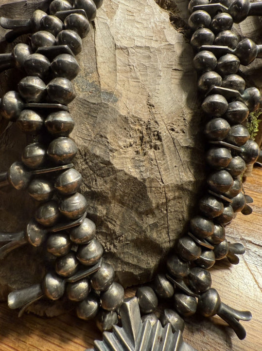 Silver Squash Blossom Necklace