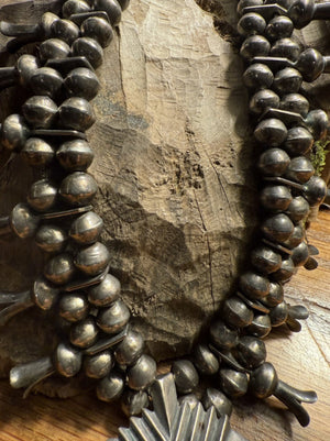 Silver Squash Blossom Necklace