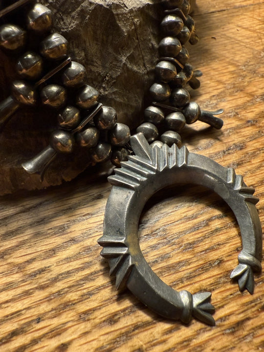 Silver Squash Blossom Necklace