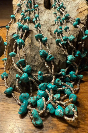 Six Strand Heishi Necklace