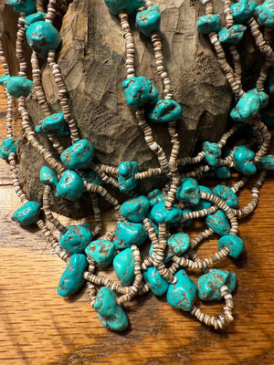 Six Strand Heishi Necklace
