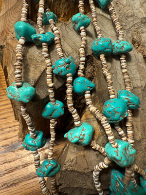 Six Strand Heishi Necklace