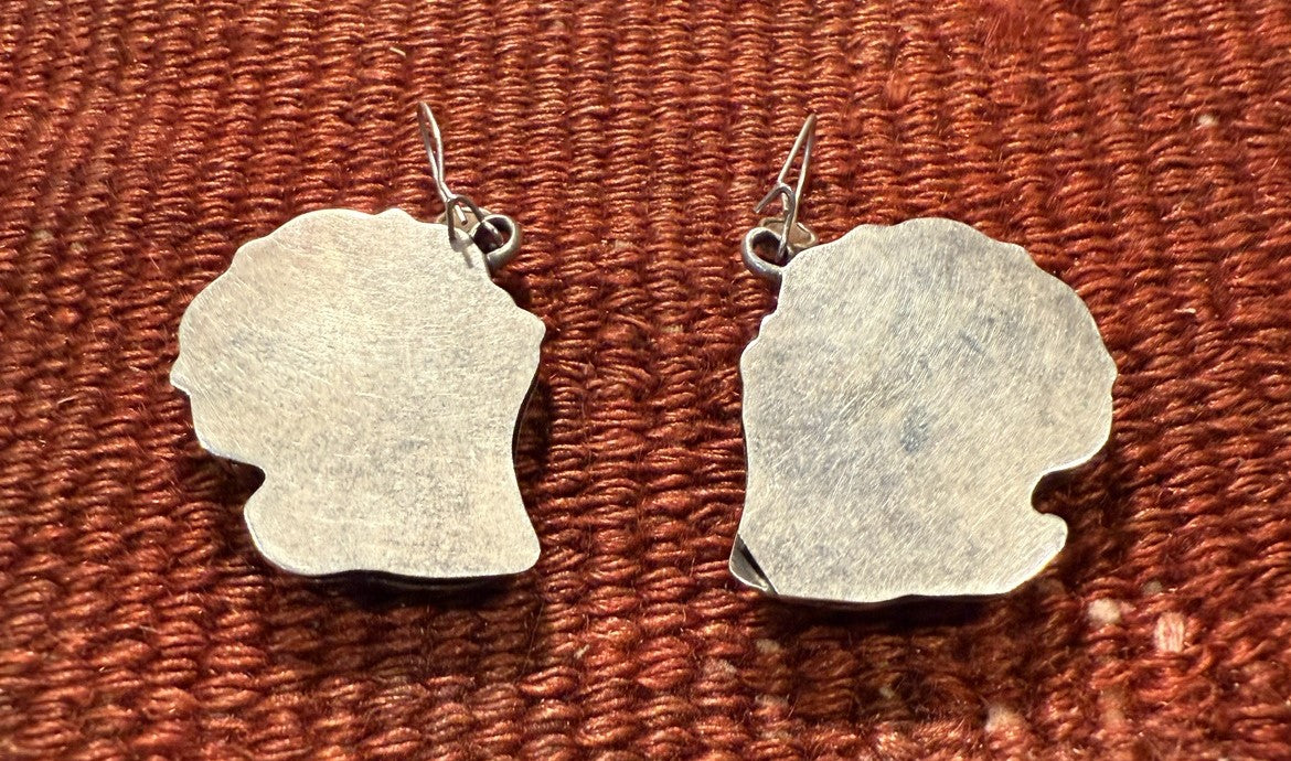 Sleeping Beauty Turquoise Coral Earrings