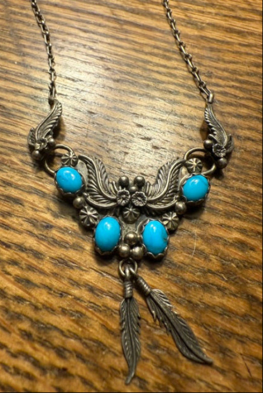 Sleeping Beauty Turquoise Necklace