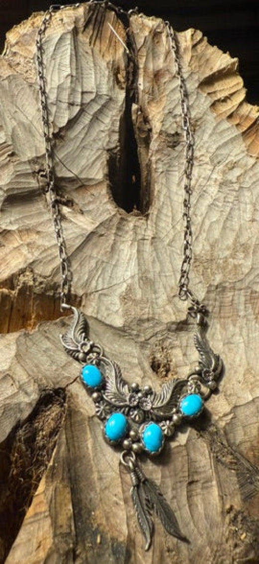 Sleeping Beauty Turquoise Necklace