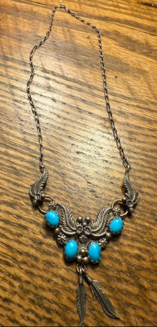 Sleeping Beauty Turquoise Necklace