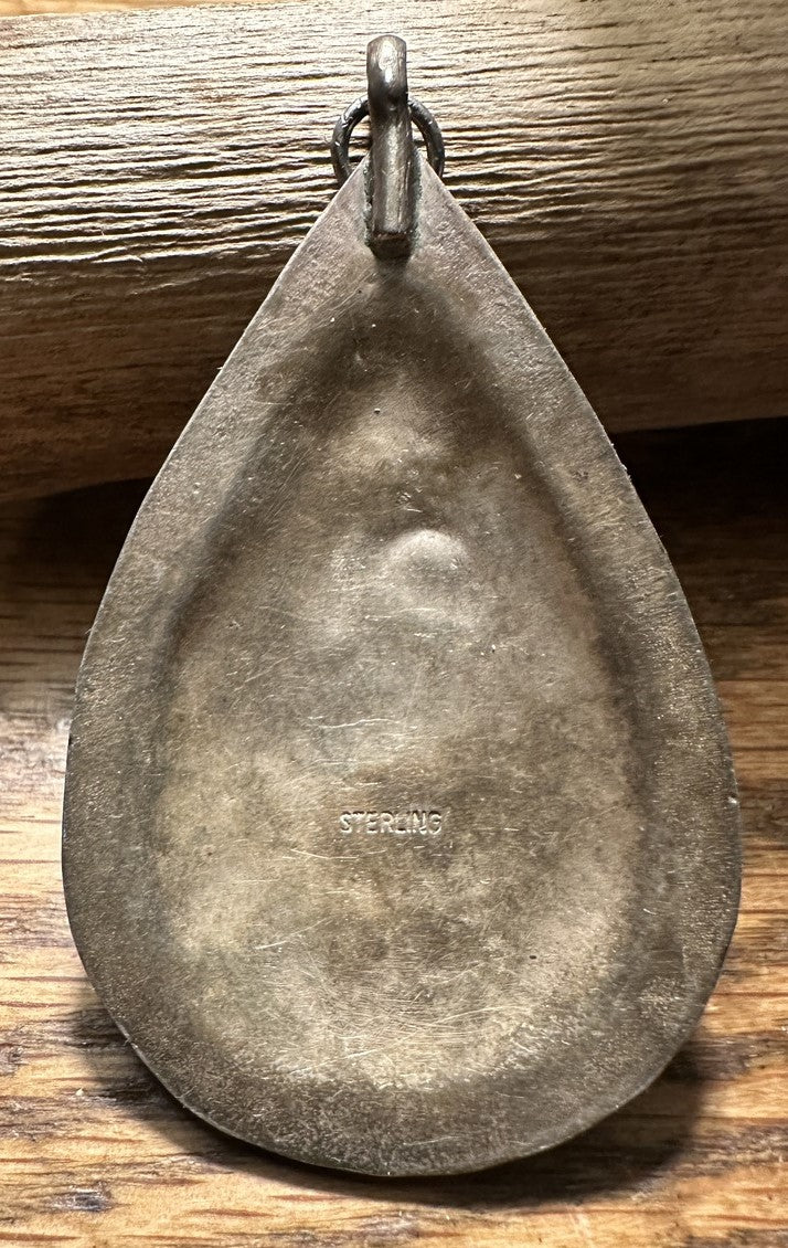 Small Claw Turquoise Pendant