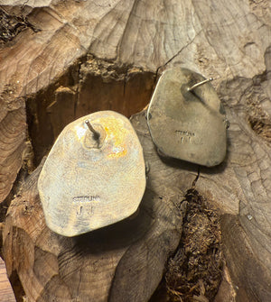 Speckled Pyrite Earrings