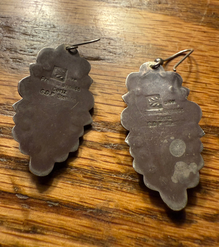 Spiny Oyster Heart Earrings