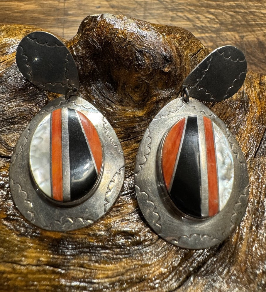 Stone On Stone Zuni Earrings