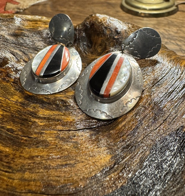 Stone On Stone Zuni Earrings