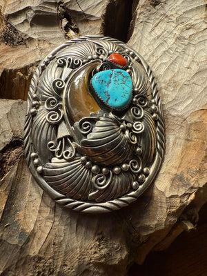 Ted Joe Bear Claw Belt Buckle