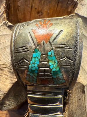 Tommy Singer Turquoise Watch Band Tips