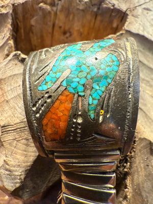 Tommy Singer Turquoise Watch Band Tips