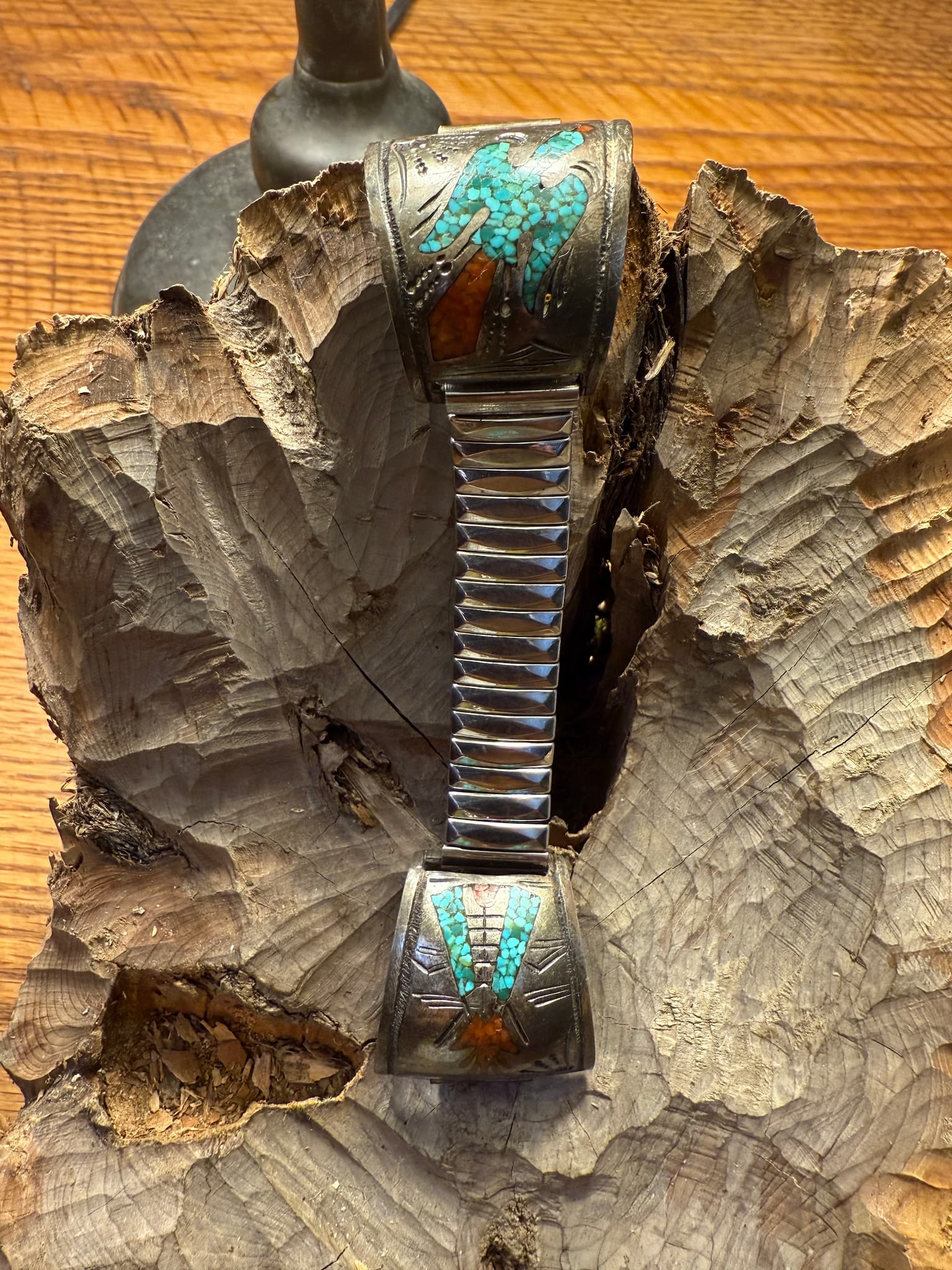 Tommy Singer Turquoise Watch Band Tips