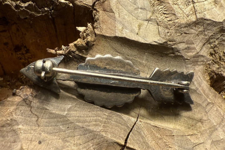 Turquoise Arrow Pin