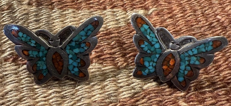 Turquoise Butterfly Earrings