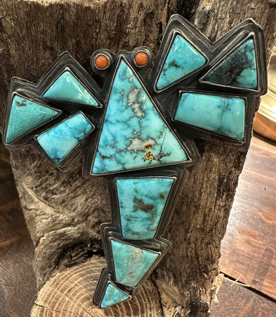 Turquoise Creature Pin