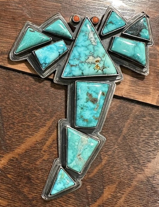 Turquoise Creature Pin
