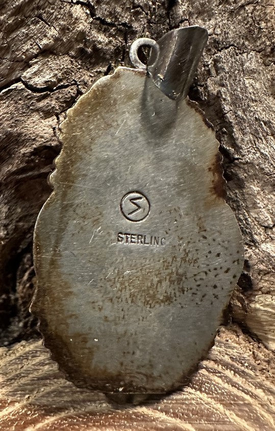 Turquoise Flower Pendant 