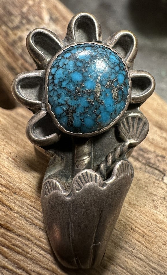 Turquoise Flower Ring