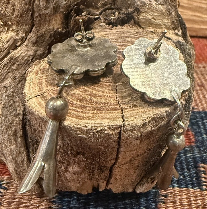 Turquoise Petal Earrings