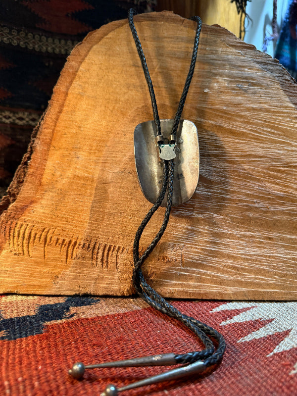 Two-stone Turquoise Bolo Tie