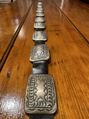 Vintage Navajo Concho Belt