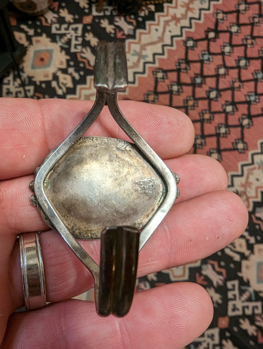 Vintage Women's turquoise and silver bracelet