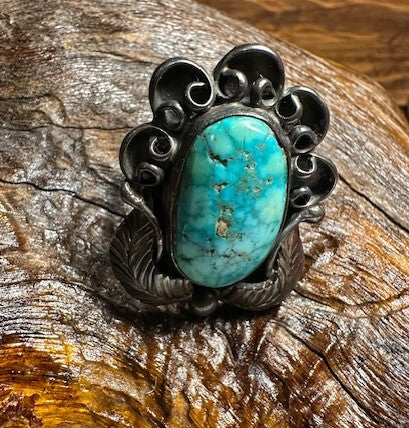 Water Web Morenci Rare Turquoise Ring