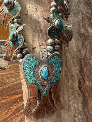 Waterbird Inlay Necklace